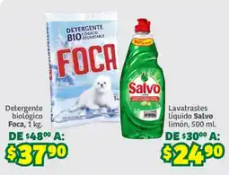 Soriana Súper Foca Detergente biológico oferta