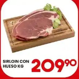 Alsuper Sirloin con hueso kg oferta