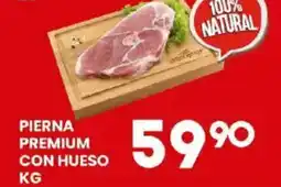 Alsuper Pierna premium con hueso oferta
