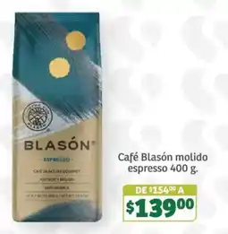 Soriana Súper Blasón café espresso oferta