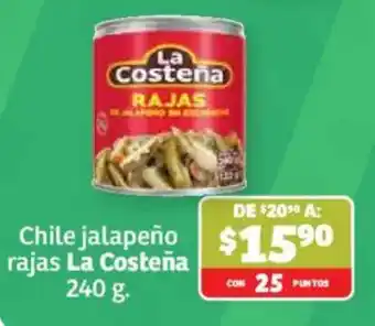 La Costeña chile jalapeño rajas