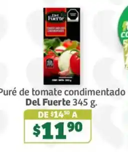 Soriana Súper Del Fuerte puré de tomate condimentado oferta