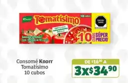 Soriana Súper Knorr Consom Tomatísimo 10 cubos oferta