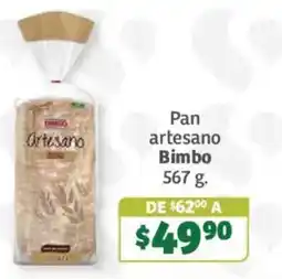 Soriana Súper Bimbo Pan artesano oferta