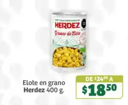 Soriana Súper Herdez Elote en grano oferta
