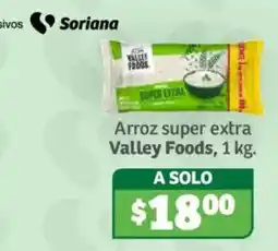 Soriana Súper Valley Foods Arroz super extra oferta
