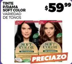 Merco Wella - tinte p/dama soft color oferta