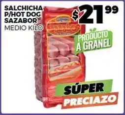 Merco Sazabor - salchicha p/hot dog oferta