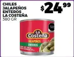 Merco La costeña - chiles jalapenos enteros oferta