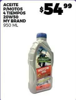 My brand - aceite p/motos 4 tiempos 20w50