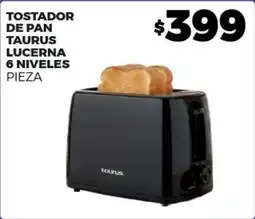 Merco Taurus - tostador de pan lucerna 6 niveles oferta