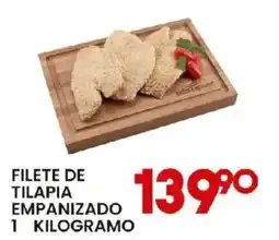 Alsuper filete de tilapia empanizado oferta
