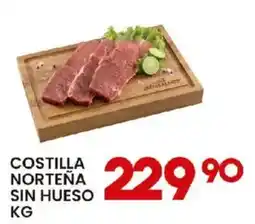 Alsuper Costilla Norteña Sin Hueso oferta