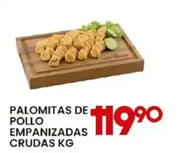 Alsuper palomitas de pollo empanizadas crudas oferta