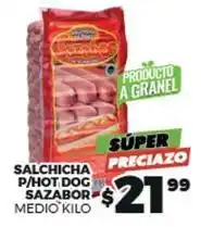 Merco Sazabor - salchicha p/hot dog oferta
