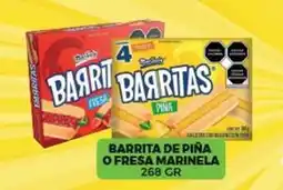 Merco Marinela - barritas de piña o fresa oferta