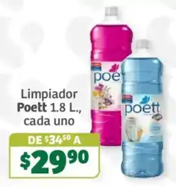 Soriana Súper poett limpiador 1.8 l oferta