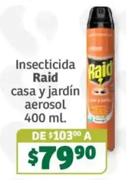 Soriana Súper Raid insecticida casa y jardin oferta
