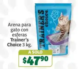 Soriana Súper Trainer's Choice arena para gato con esferas oferta