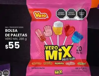 Vero - bolsa de paletas
