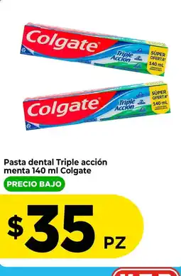 HEB Colgate pasta dental triple acción menta oferta
