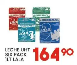 Alsuper LALA leche uht six pack oferta
