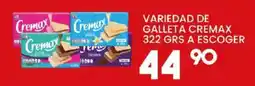 Alsuper Variedad de galleta cremax oferta