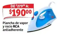 Soriana Mercado RCA Plancha de vapor y rocío antiadherente oferta