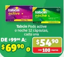 Soriana Súper tabcin Pods active o noche oferta