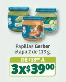Soriana Súper Gerber Papillas etapa oferta
