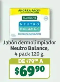 Soriana Súper Palmolive jabón dermolimpidor Neutro Balance oferta