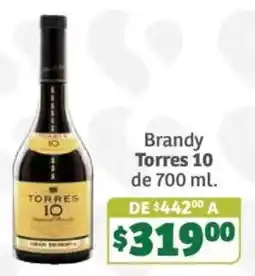 Soriana Súper Brandy Torres 10 oferta