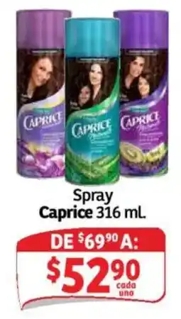 Soriana Mercado Spray Caprice oferta