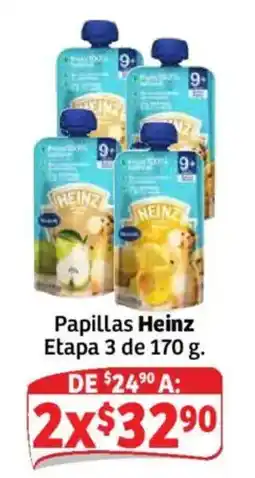 Soriana Mercado Heinz papillas etapa oferta
