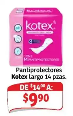 Soriana Mercado Kotex pantiprotectores largo oferta