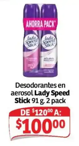 Soriana Mercado Lady Speed Stick oferta
