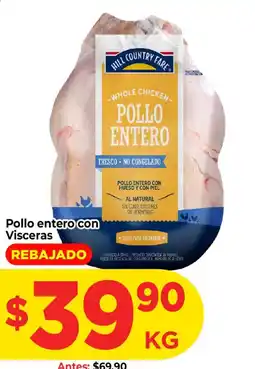 HEB Hill Country Fare Pollo Entero oferta