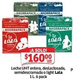 Soriana Mercado Lala leche UHT entera, deslactosada, semidescremada o light oferta