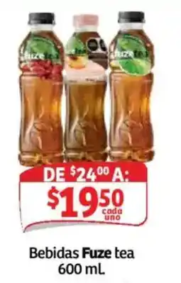 Soriana Mercado Bebidas Fuze tea oferta
