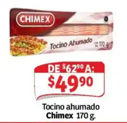 Soriana Mercado Chimex Tocino ahumado oferta