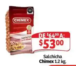 Soriana Mercado Chimex Salchicha oferta