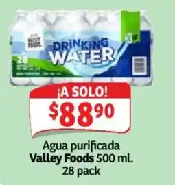 Soriana Mercado Valley Foods Agua purificada oferta