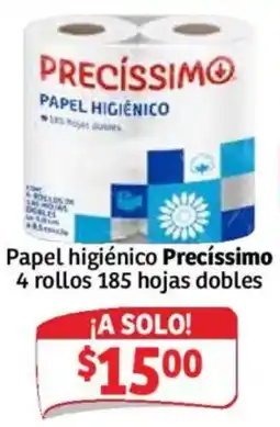 Soriana Mercado Precíssimo papel higiénico oferta