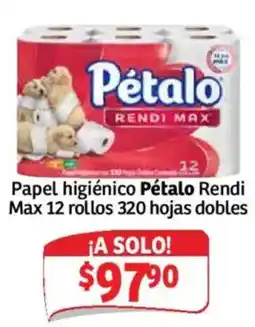 Soriana Mercado Pétalo Rendi Max oferta