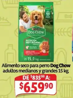 Soriana Mercado Dog Chow adultos medianos y grandes oferta
