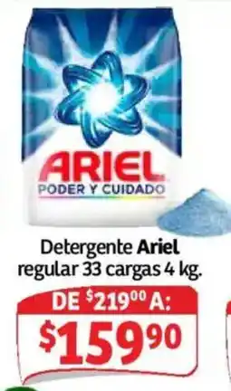 Soriana Mercado Ariel detergente regular oferta