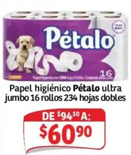 Soriana Mercado Pétalo papel higiénico ultra jumbo oferta