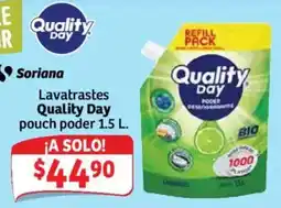 Soriana Mercado Quality Day Lavatrastes oferta