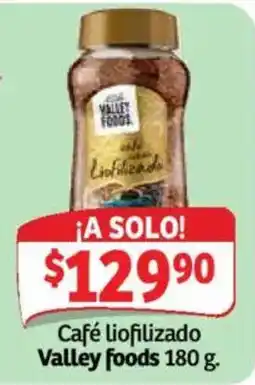 Soriana Mercado Valley foods Café liofilizado oferta