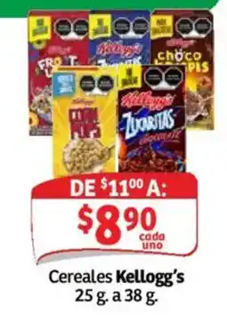Soriana Mercado Cereales Kellogg's oferta